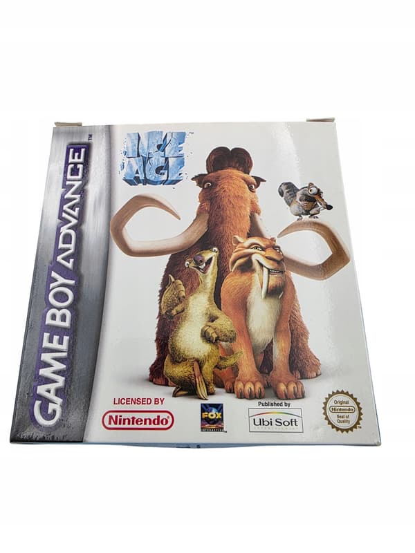 GAME BOY ADVANCE ICE AGE ORIGINAL CARTON BOX