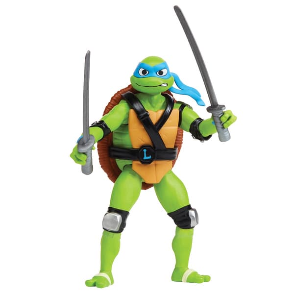 Leo action figure with a mechanical rotating shell, 11.5 cm series