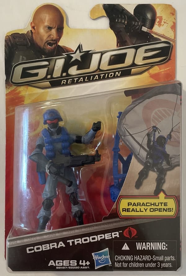 Cobra Trooper (Parachute) action figure from the G.I. Joe (Retaliation) range