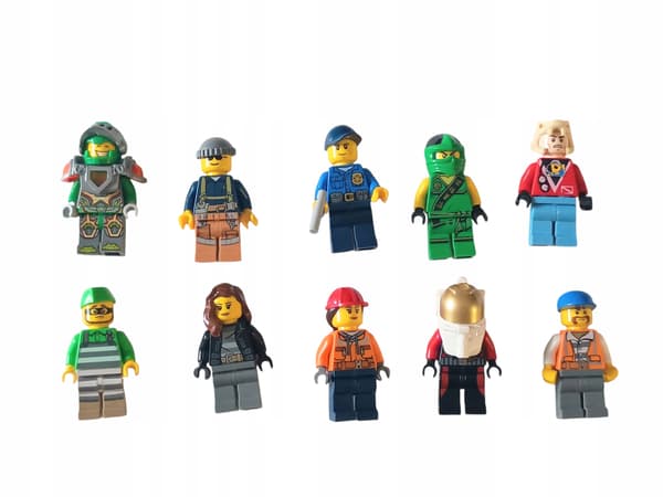 LEGO MIX figures – 100% LEGO – 10 random pieces + 2 free accessories