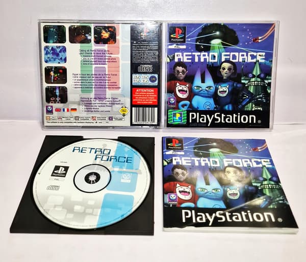 RETRO FORCE PSX 3XA game – well-preserved disc -5