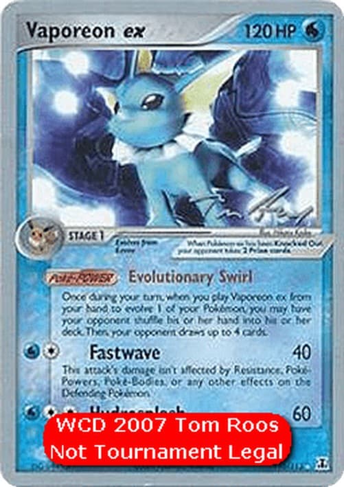 Pokemon Vaporeon ex