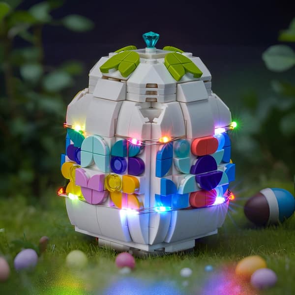 LED lighting set for BrickBling 40816 building blocks for the Easter Egg