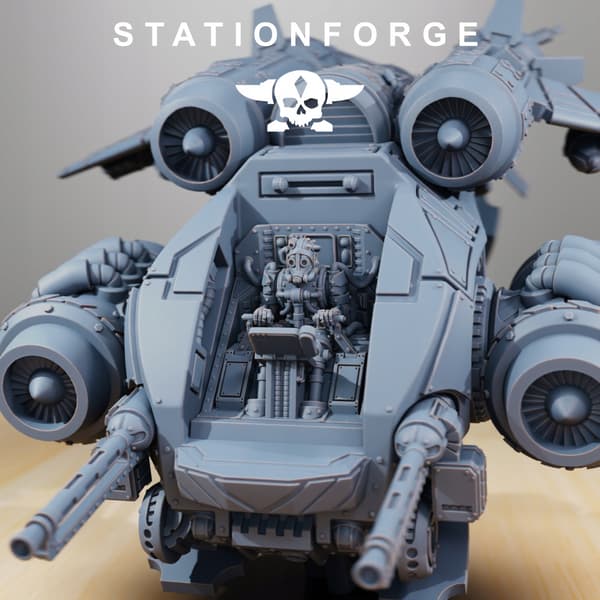 Scavenger Gunship – Station Forge – 3D-utskrift