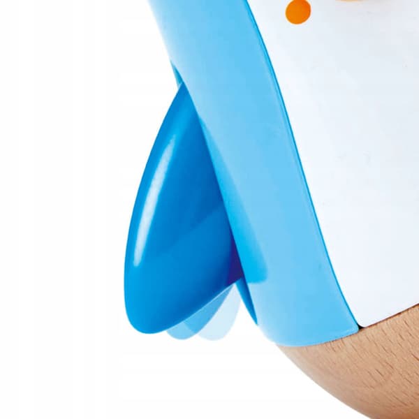 Hape Roly Poly Rocking Penguin with Sound, Blue, Beautiful