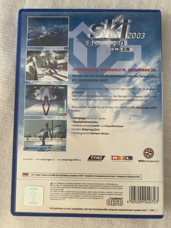 RTL SKISPRINGEN 2003 PS2