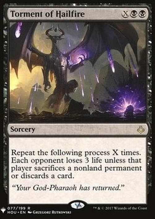 Magic: The Gathering Torment of Hailfire