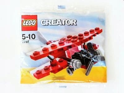 LEGO 7797 Creator Bi-Plane Aeroplane – UNIQUE Set