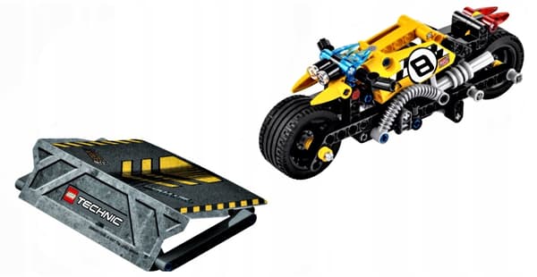 LEGO 42058 Technic – Stunt Motorcycle – Pull-back – Ramp