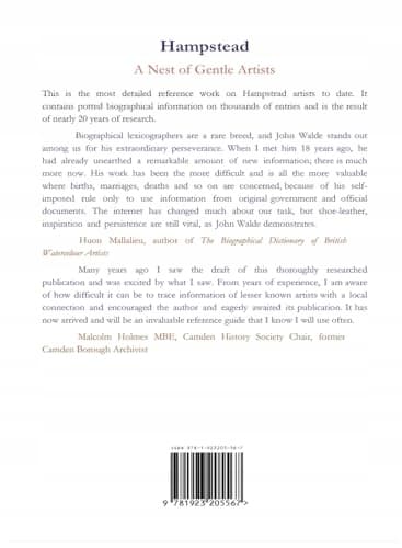 Walde, John Hampstead: A Nest of Gentle Artists