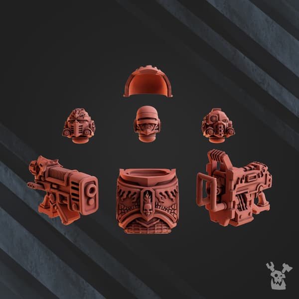 Dragon Armor Jetpack Squad x4 DakkaDakkaStore