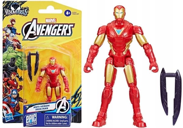 MARVEL AVENGERS IRON MAN FIGURE, 10 CM, HASBRO