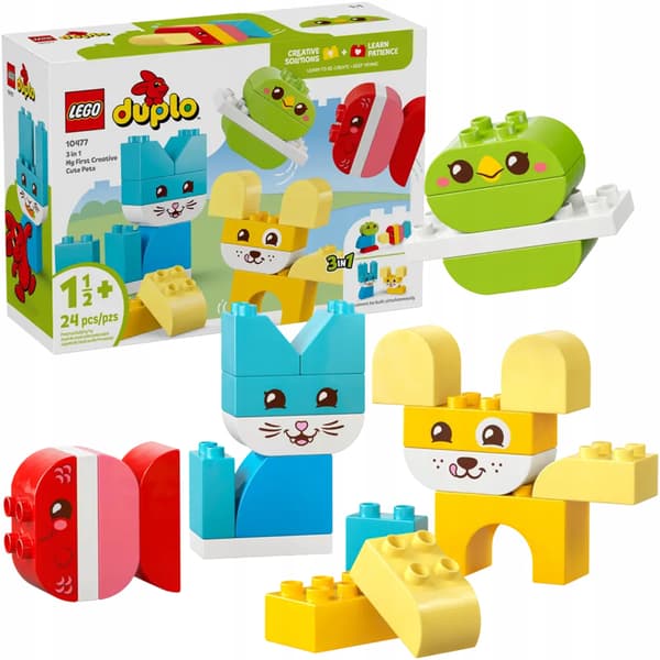 LEGO DUPLO CREATIVE ANIMALS 3-IN-1 BUILDING SET 10477
