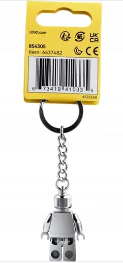LEGO 854305 Keyring with a silver minifigure