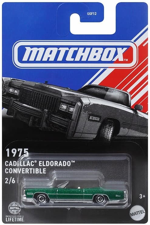 MATCHBOX LIFE TIME 2/6 1975 Cadillac Eldorado Convertible HVR96