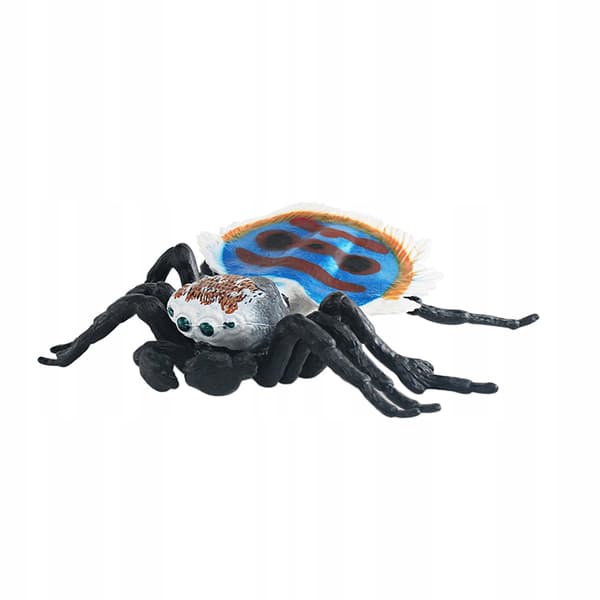 Simulation, Jumping Action, Animal Crafts, PVC Desktop Play Set, Decoration, Blue