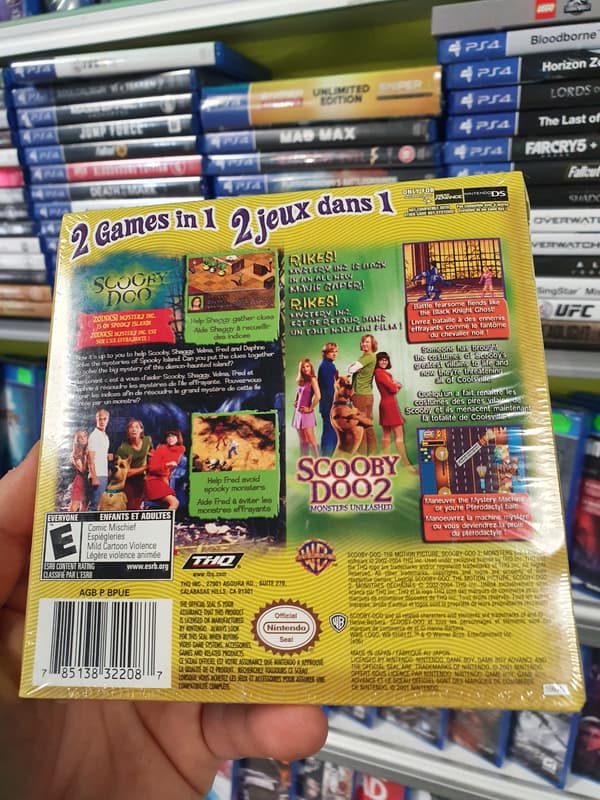 SCOOBY DOO + SCOOBY DOO 2 DOUBLE PACK GBA GAMEBOY GAME BOY ADVANCE