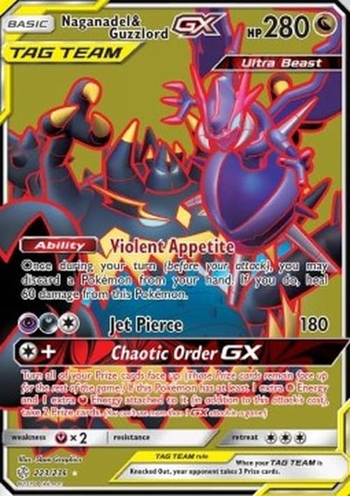 Pokemon Naganadel & Guzzlord GX