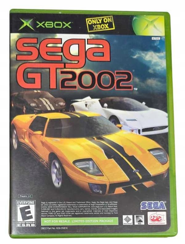 Sega GT 2002 Xbox game