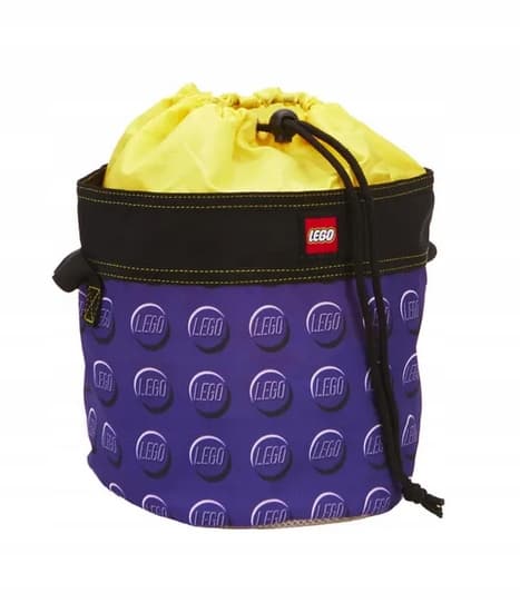 LEGO BAG, BUCKET, FABRIC CONTAINER FOR BRICKS – PURPLE