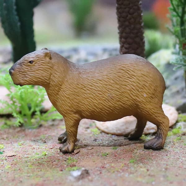 Capybara figurines Capybara statue Play set for