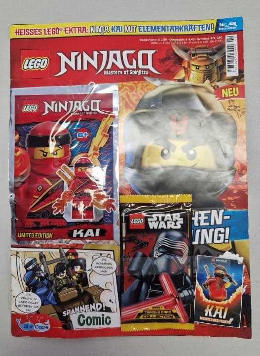 LEGO NINJAGO KAI 891842 with a magazine