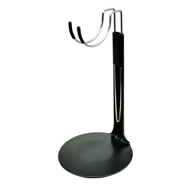 Adjustable display stand for 1/6 scale action figures, suitable for 12-inch figures, black