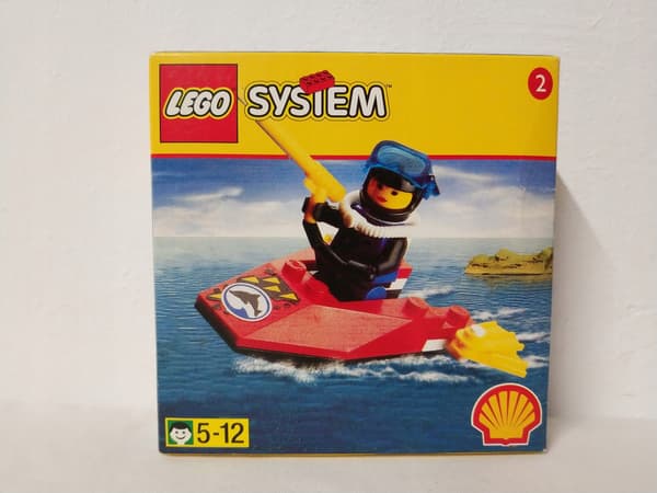 New LEGO System City 2536 Shell Divers Jet Ski MISB 1998