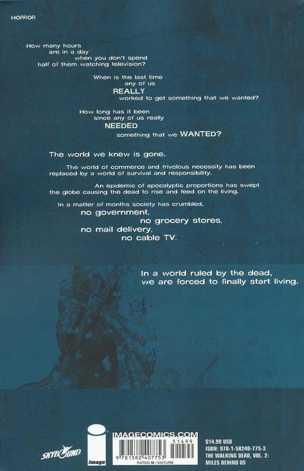 The Walking Dead Volume 2: Miles Behind Us