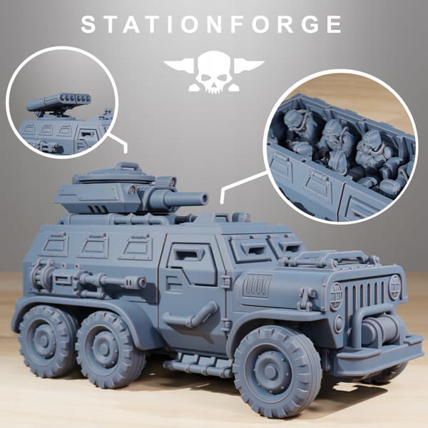 GrimGuard pansarfordon – Station Forge