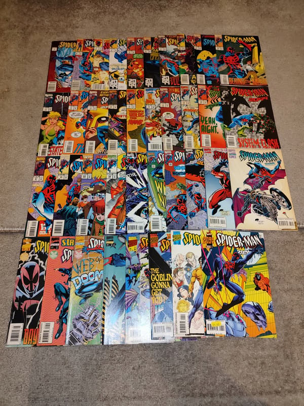 Marvel Spider-Man 2099 – 38 issues, 1992–1996, BDB condition (protective sleeve)