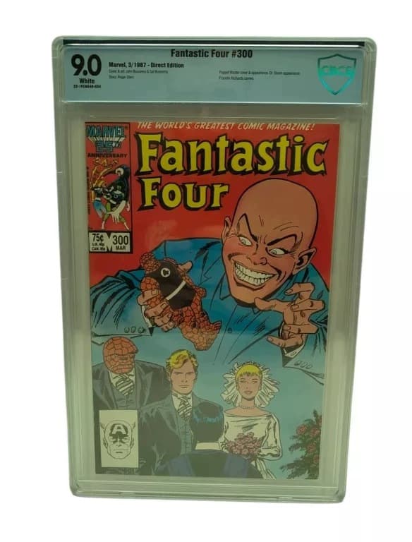 FANTASTIC FOUR COMIC #300 CBCS 9.0 – DIRECT EDITION – MARVEL