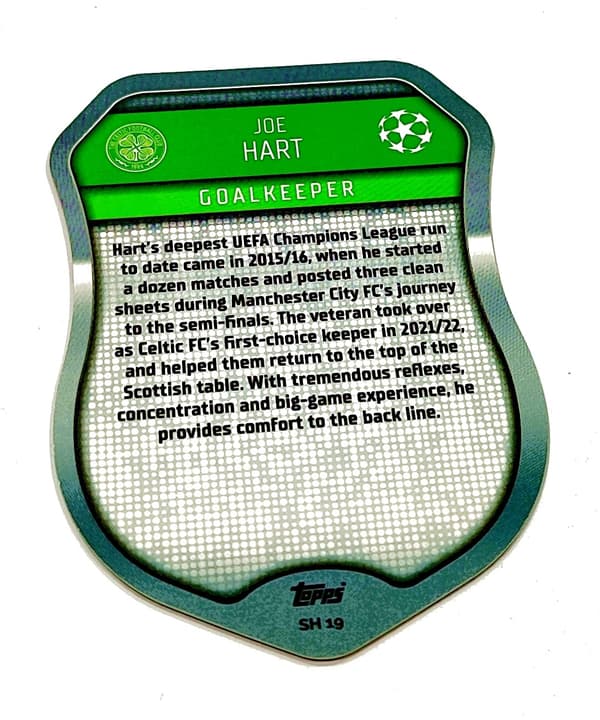 MATCH ATTAX 2022/23 CARD. SH 19 HART / PRO ELITE