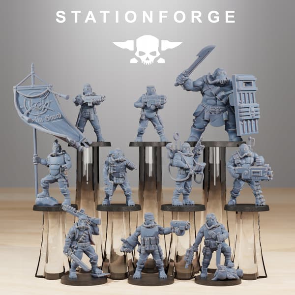 GrimGuard Hunters – Station Forge – 3D-utskrift