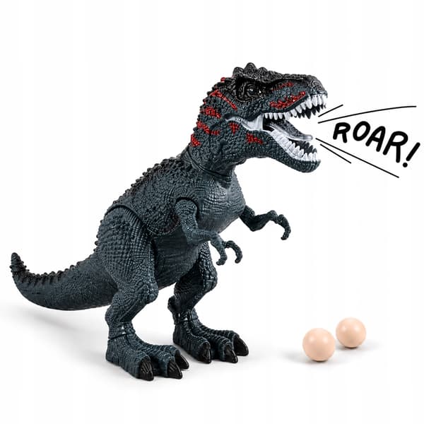 LARGE Interactive T-REX DINOSAUR WITH PROJECTOR – Walks, Roars and Lays Eggs