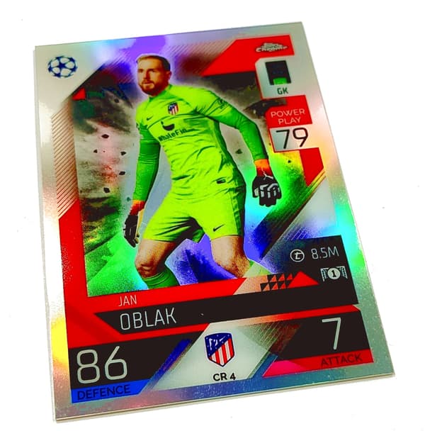 MATCH ATTAX 2022/23 CARD. CR4 JAN OBLAK / CHROME PREVIEW