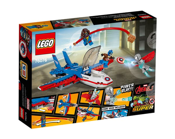 LEGO Super Heroes 76076 Captain America’s Jet