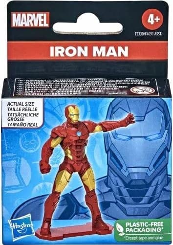 2x Hasbro Marvel Iron Man Mini Figure, 6cm