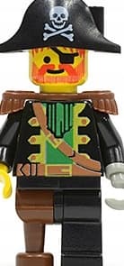 Lego Captain Red Beard minifigure pi055