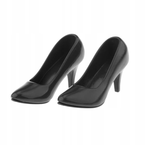 Accessories for 1/6 scale female dolls: black plastic pointed office pins