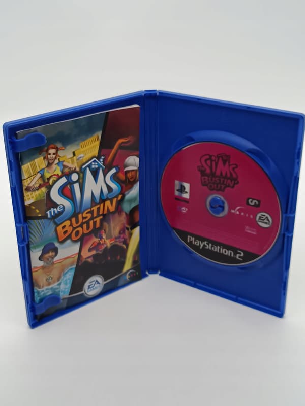 THE SIMS BUSTIN' OUT game for Sony PlayStation 2 (PS2)