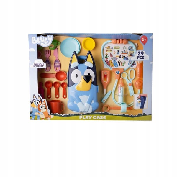Bluey Play Suitcase – 29-piece set (90391)