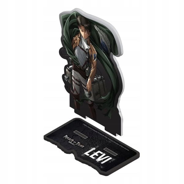 Attack on Titan Acrylic Levi Battle-Ready Minifigures, 18 cm