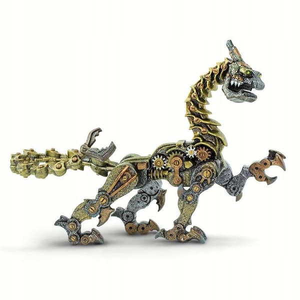 CYBERNETIC DRAGON FIGURINE - Safari Ltd. - 100198