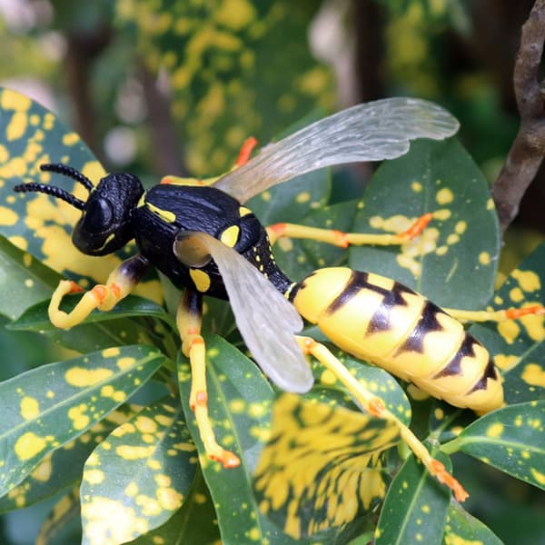 4 PLASTIC BEE FIGURINES – NATURAL BEAUTY AND LEARNING