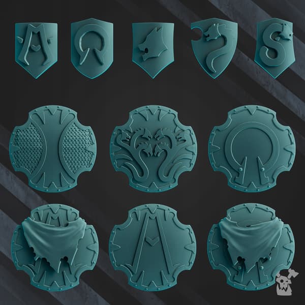 Scylla Shields and Shoulder Guards x11 DakkaDakkaS