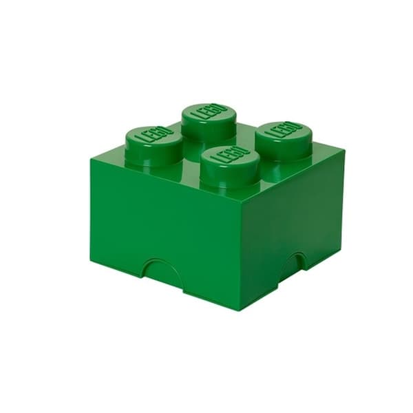 LEGO 40031734 2x2 dark green brick container