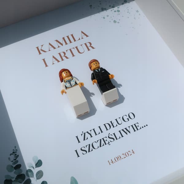 WEDDING FRAME – A WEDDING GIFT FEATURING LEGO FIGURES