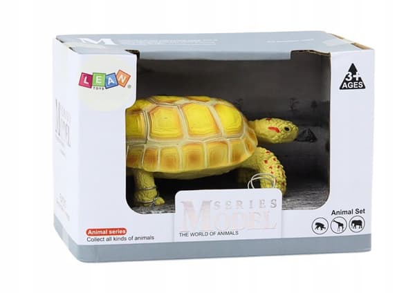 Collector’s Figurine: Land Tortoise, Yellow Reptile C