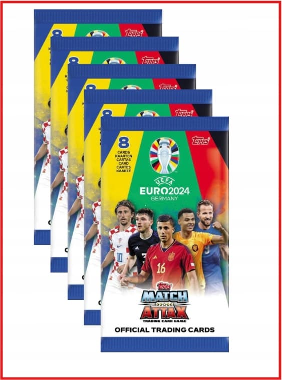 10 sachets - EURO 2024 TOPPS MATCH ATTAX,,,,,,,,,,,
